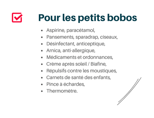 Check-list pour vos vacances à la mer