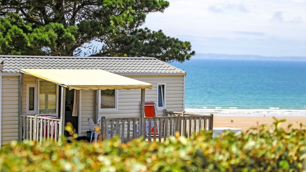 Mobil-home à Plonévez-Porzay en Bretagne